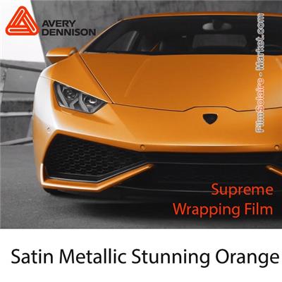 Avery Dennison SWF "Satin Metallic Stunning Orange"