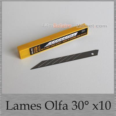 Lames cutter - OLFA - 9mm 30° x10 SC