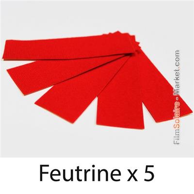 Pack de 5 feutrines