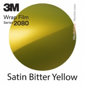 3M 2080 S335 - Satin Bitter Yellow