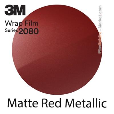 3M 2080 M203 - Matte Red Metallic