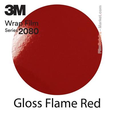 3M 2080 G53 - Gloss Flame Red