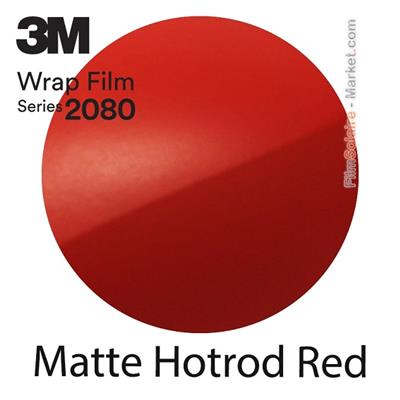 3M 2080 M13 - Matte Hotrod Red