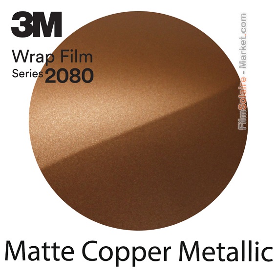 3M 2080 M229 Film total covering Matte Copper Metallic