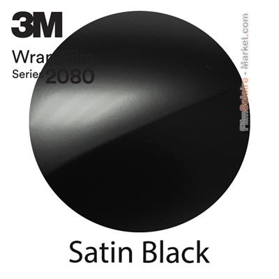 3M 2080 S12 - Satin Black