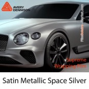 Avery Dennison SWF "Satin Metallic Space Silver"