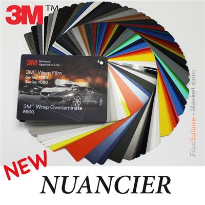 Nuancier 3M - Wrapping Films 1080, 1380, 8900