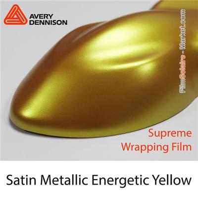 Avery Dennison SWF "Satin Metallic Energetic Yellow"