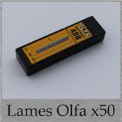 Lames cutter - OLFA - 9mm x50 SCUM