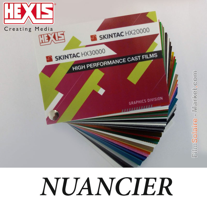 Nuancier HEXIS HX20000/HX30000