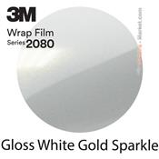3M 2080 GP240 - Gloss White Gold Sparkle